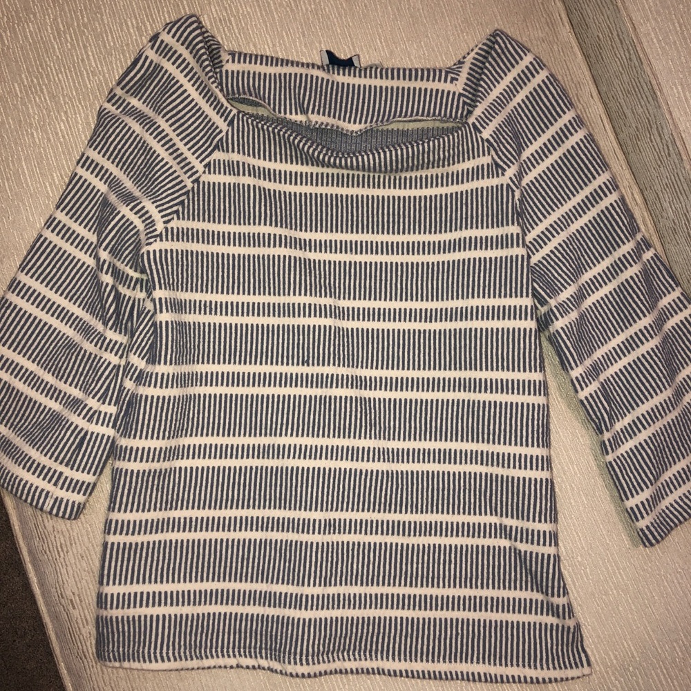 Anthropologie Three Quarter Sleeve Top